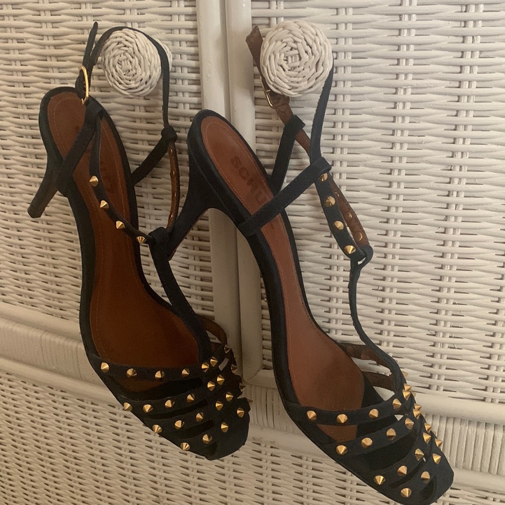 Schutz Mid Heel Sandal